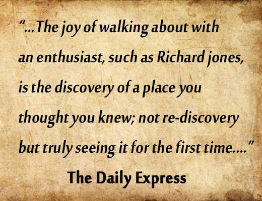 The Daily Express Review of Richard's walks.